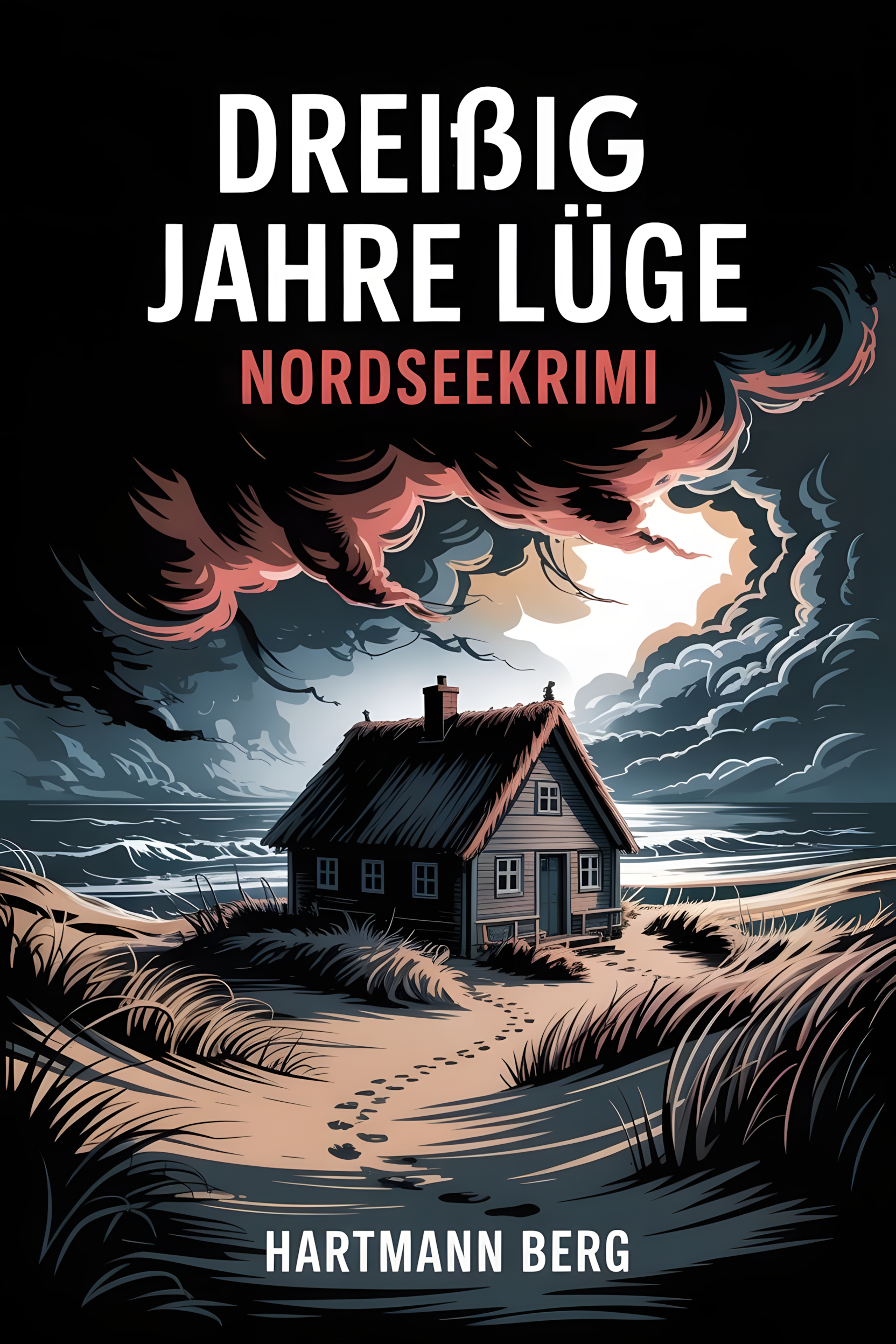 Dreißig Jahre Lüge: Nordseekrimi by HARTMANN BERG – ebook cover