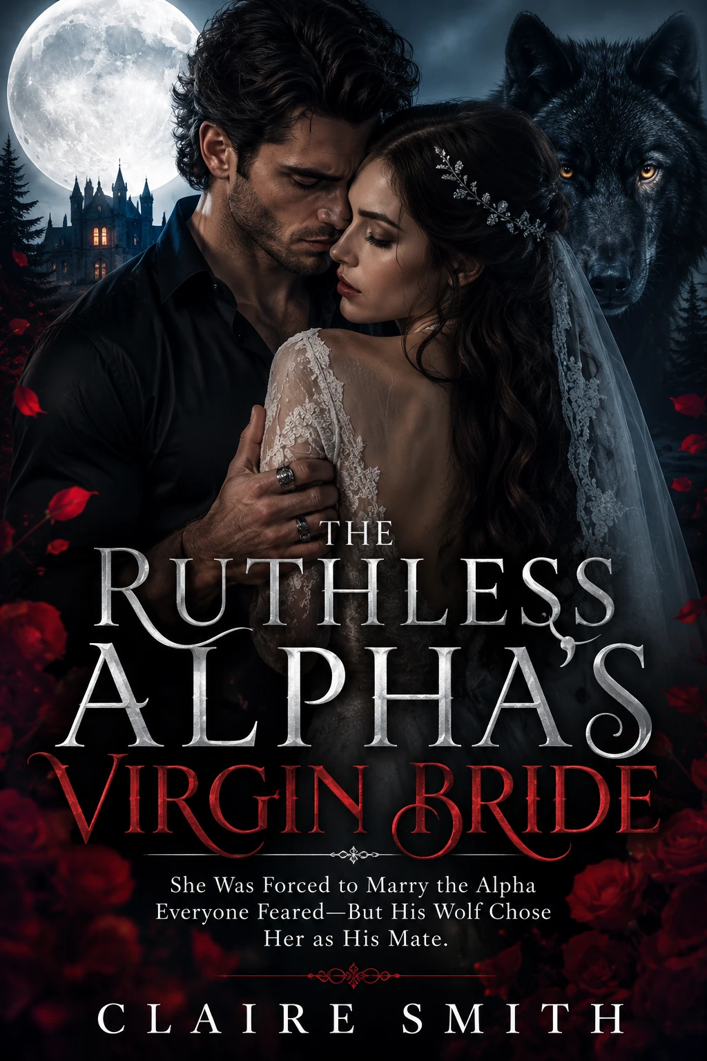 The Ruthless Alpha’s Virgin Bride by CLAIRE SMITH – ebook cover