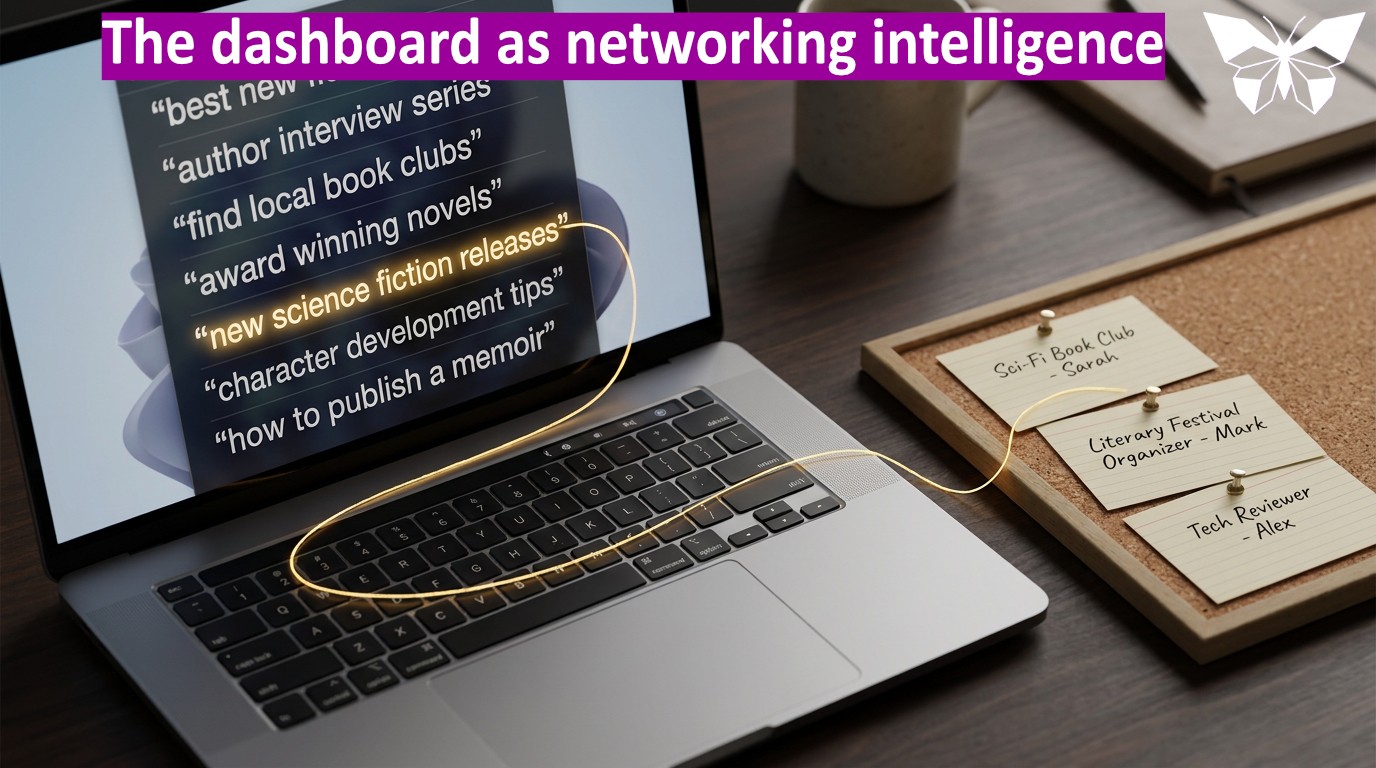 Networking for Selfpublishers ,The dashboard as networking intelligence