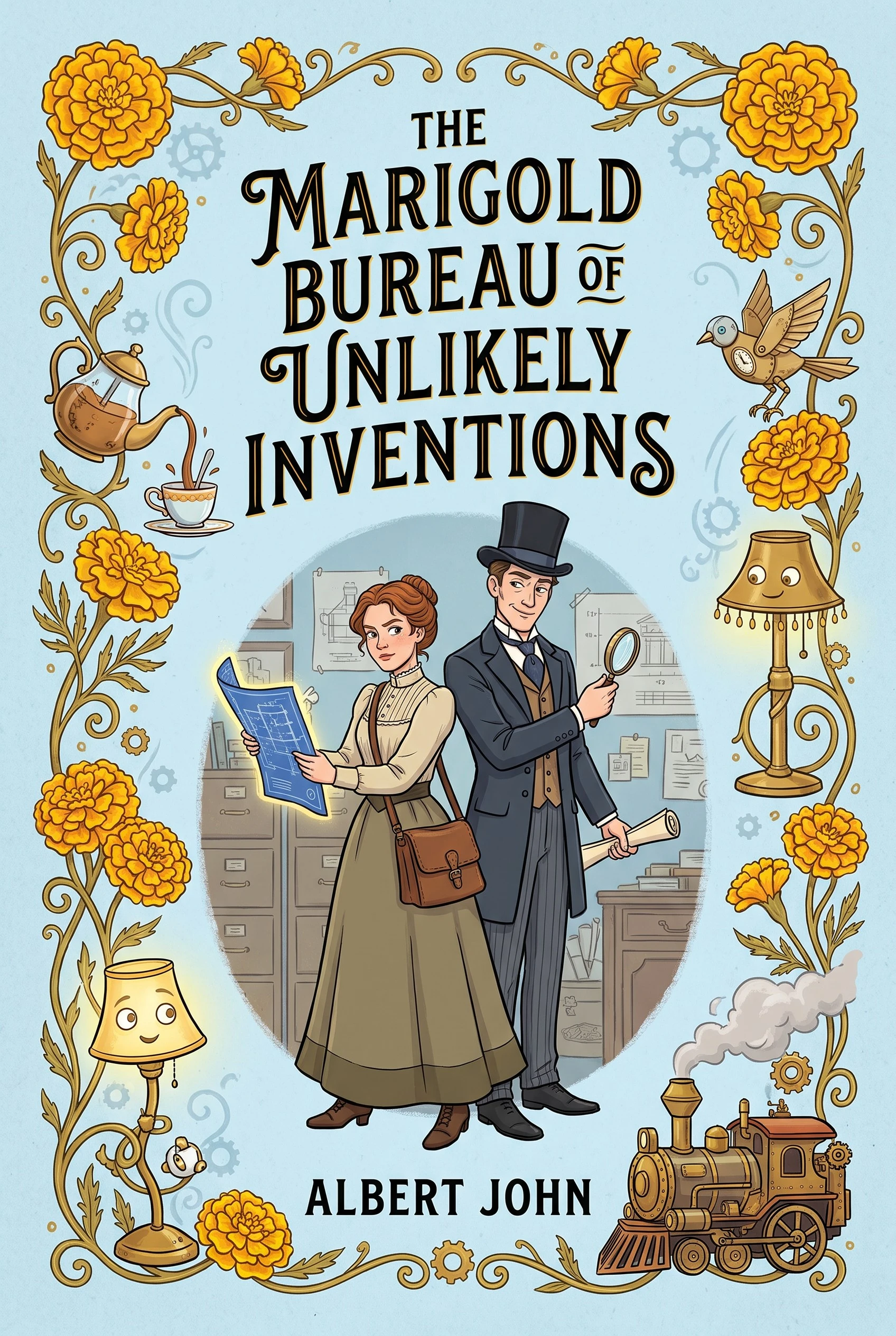 The Marigold Bureau of Unlikely Inventions by ALBERT JOHN – ebook cover