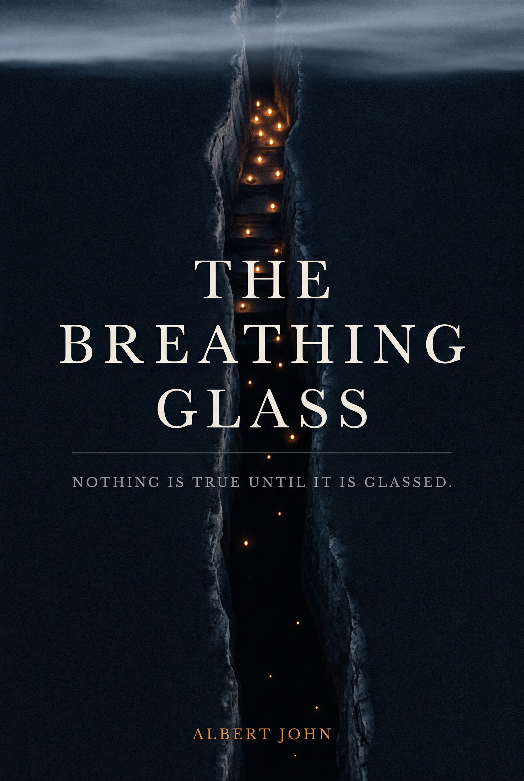 THE BREATHING GLASS by ALBERT JOHN – ebook cover