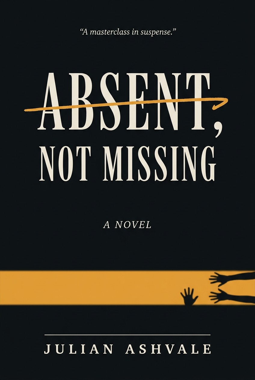 ABSENT, NOT MISSING by Julian Ashvale – ebook cover