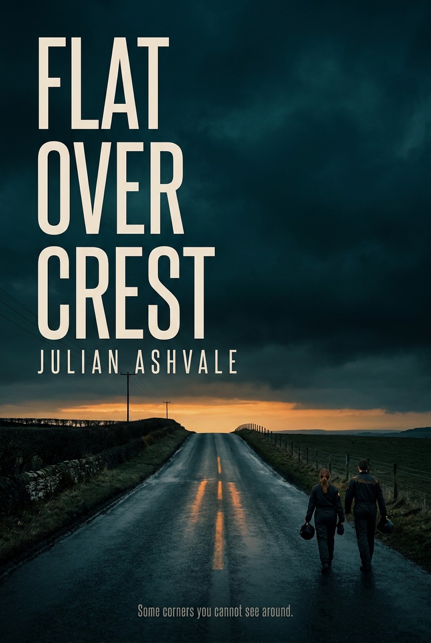 FLAT OVER CREST by Julian Ashvale – ebook cover