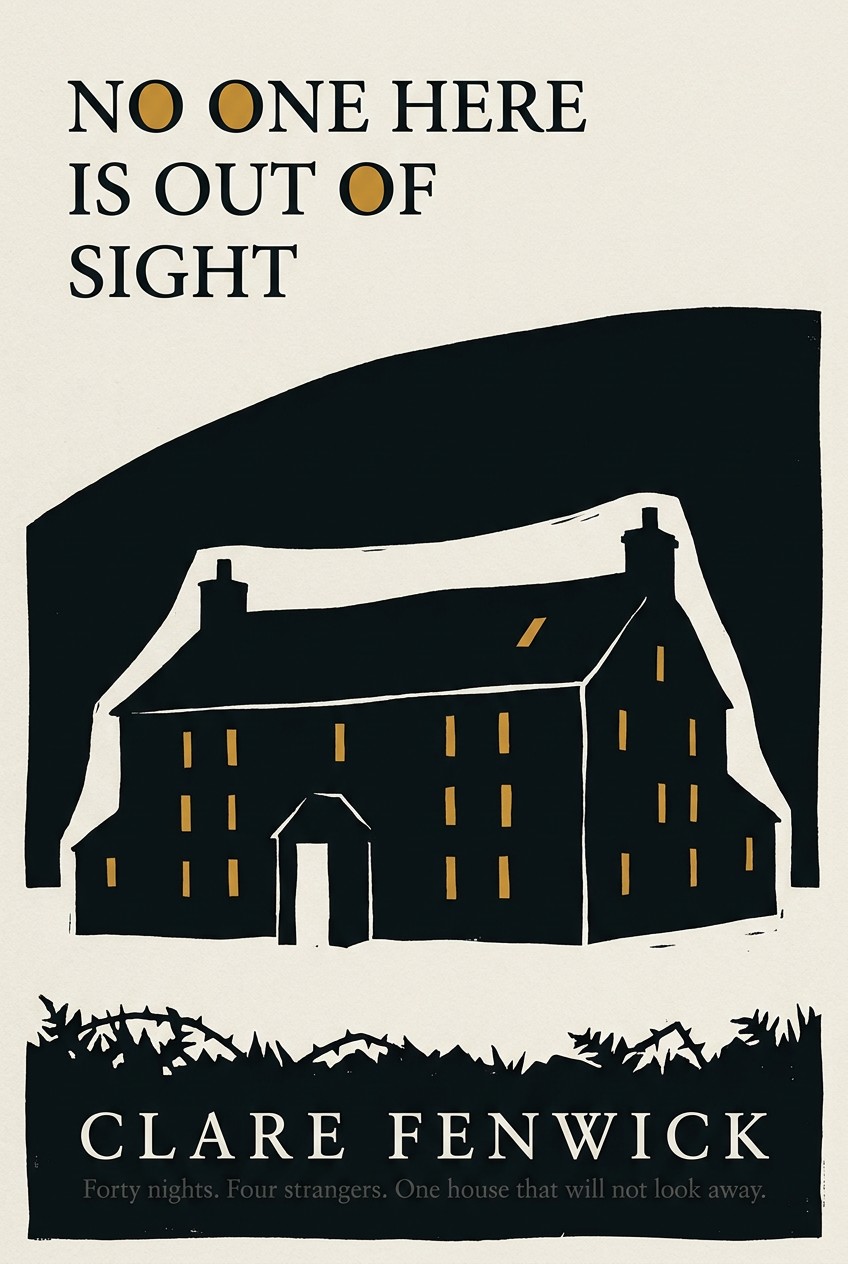 NO ONE HERE IS OUT OF SIGHT by Clare Fenwick – ebook cover